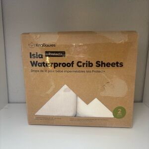 2-Pack Organic Crib Sheets for Boys, Girls - 52x28 Fitted Crib